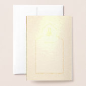 INZAKE EEN REAL Gold Foil Islamic Wedding Invitati Folie Kaarten (Met envelop)