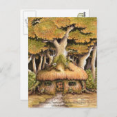 Inzamelbaar briefkaart "Enchanted Treehouse" (Voorkant / Achterkant)