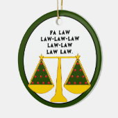 Inzamelbare advocaat keramisch ornament (Links)