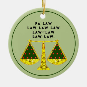 Inzamelbare advocaat keramisch ornament