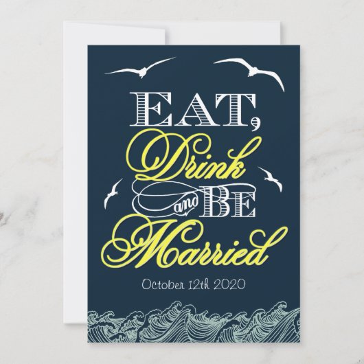 Inzendingen van marinesblauwe en gele nautische br kaart (Voorkant)