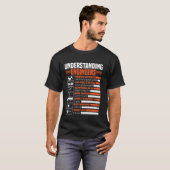 Inzicht in engineers Funny Sarcastic Engineering T-shirt (Voorkant volledig)