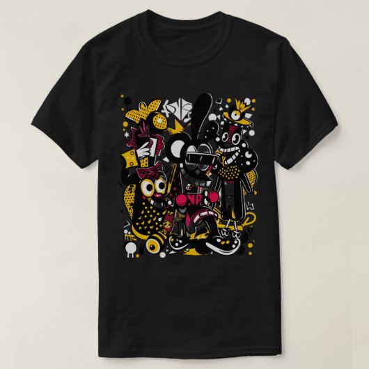 Inzicht in het thema van de bananensplitsingen t-shirt (Design voorkant)