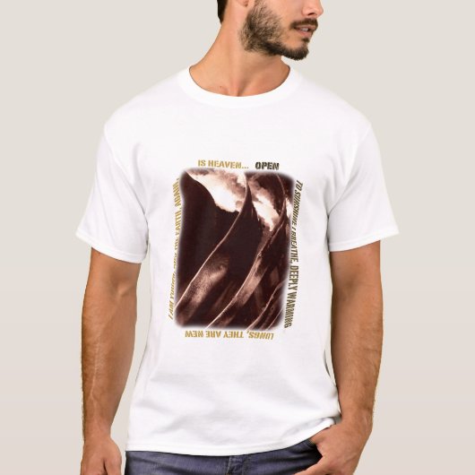 Inzichtelijke mannen-shirt t-shirt (Voorkant)