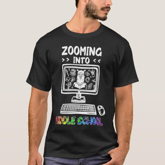 Inzoomen in Middelbare School Terug naar School 20 T-shirt (Voorkant)