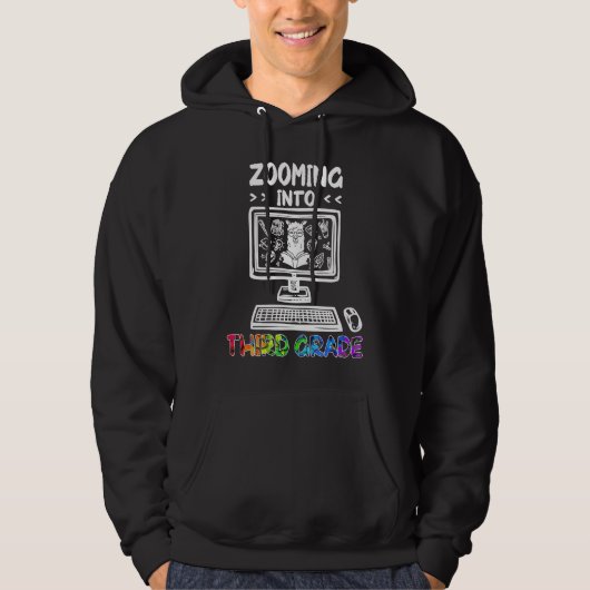 Inzoomen op groep 5 terug naar school 2020 Schatti Hoodie (Voorkant)