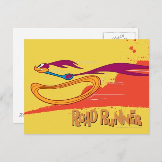 INZOOMEN ROAD RUNNER™ BRIEFKAART (Voorkant / Achterkant)