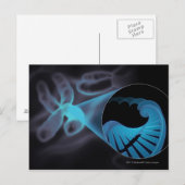 Inzoomen van een DNA-streng in een chromosoom Briefkaart (Voorkant / Achterkant)