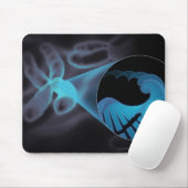 Inzoomen van een DNA-streng in een chromosoom Muismat (Met muis)