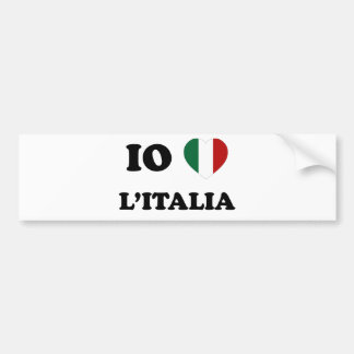Io Amo Italia Bumpersticker