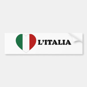 Io Amo Italia Bumpersticker