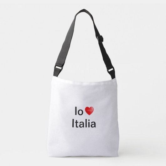 Io amo Italia Crossbody Tas (Voorkant)