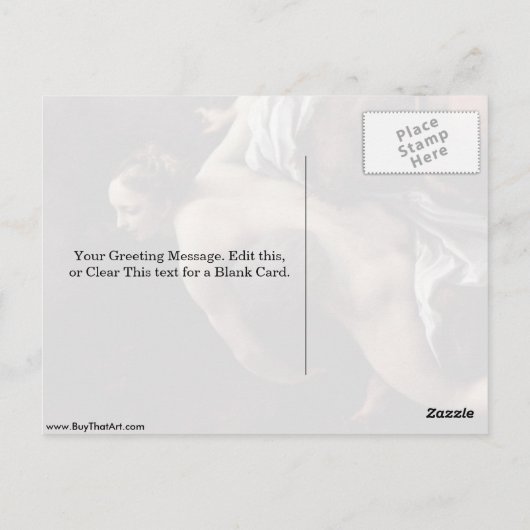 Io door Antonio Allegri Da Correggio Briefkaart (Achterkant)