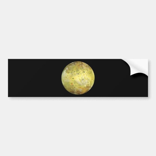 Io (maan van Jupiter) Bumpersticker (Voorkant)