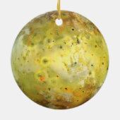 Io (maan van Jupiter) Keramisch Ornament (Achterkant)