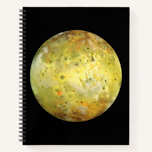 Io (maan van Jupiter) Notitieboek (Voorkant)