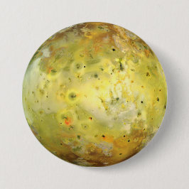 Io (maan van Jupiter) Ronde Button 7,6 Cm
