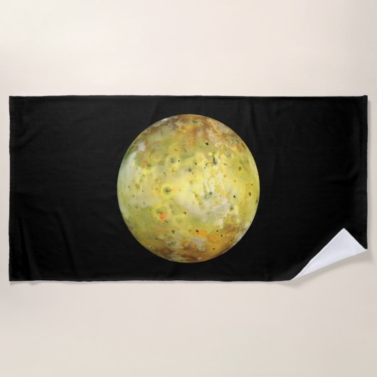 Io (maan van Jupiter) Strandlaken (Voorkant)