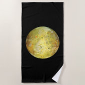 Io (maan van Jupiter) Strandlaken (Voorkant)
