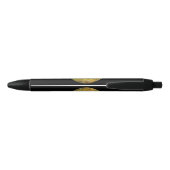 Io (maan van Jupiter) Zwarte Inkt Pen (Achterkant)