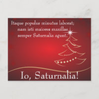 Io Saturnalia Quote uit Petronius