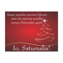 Io Saturnalia Quote uit Petronius