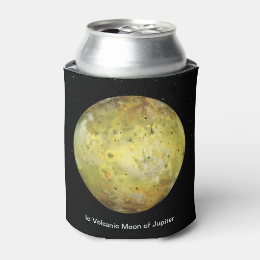 Io Vulkanische Maan van Jupiter Blikjeskoeler (Blikje Voorkant)