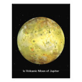 Io Vulkanische Maan van Jupiter Foto Afdruk (Voorkant)