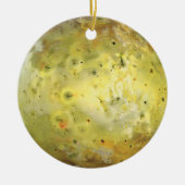 Io Vulkanische Maan van Jupiter Keramisch Ornament (Voorkant)
