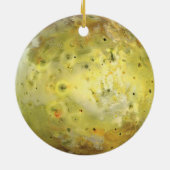 Io Vulkanische Maan van Jupiter Keramisch Ornament (Achterkant)