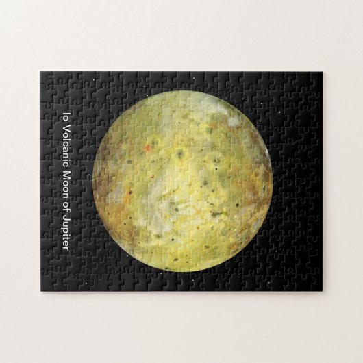 Io Vulkanische Maan van Jupiter Legpuzzel (Horizontaal)