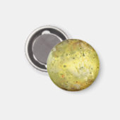 Io Vulkanische Maan van Jupiter Magneet (Voorkant / Achterkant)