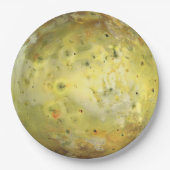 Io Vulkanische Maan van Jupiter Papieren Bordje (Voorkant)