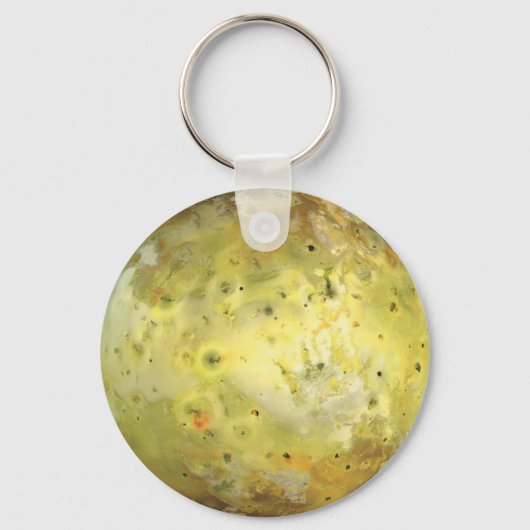 Io Vulkanische Maan van Jupiter Sleutelhanger (Voorkant)
