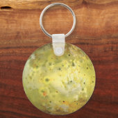 Io Vulkanische Maan van Jupiter Sleutelhanger (Voorkant)