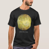 Io Vulkanische Maan van Jupiter T-shirt (Voorkant)