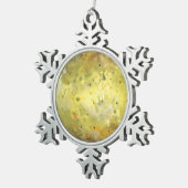Io Vulkanische Maan van Jupiter Tin Sneeuwvlok Ornament (Rechts)