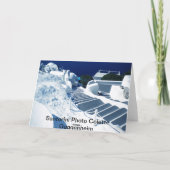 Ioa village Santorini Griekenland Kaart (Achterkant)