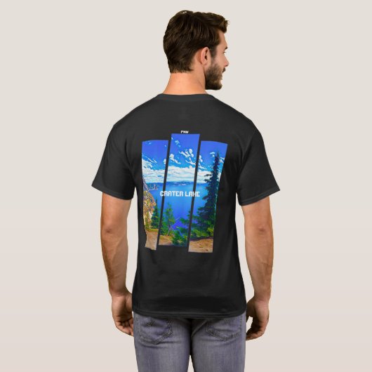 Ioan's Crater Lake T-shirt (Achterkant volledig)