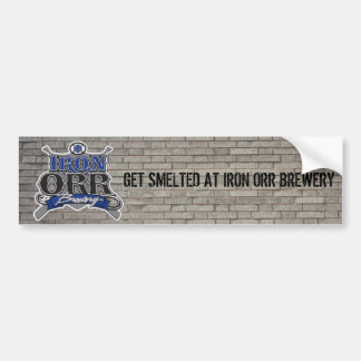 IOB bumpersticker, WORDT GESMOLTEN BIJ IRON ORR BR Bumpersticker