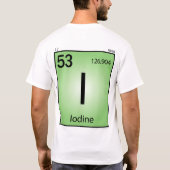 Iodine (I) Element T-Shirt (Achterkant)