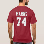 Iola Bulldogs Marks 74 T-shirt (Achterkant)