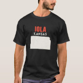 Iola Kansas Verenigde Staten Verenigde Staten Reiz T-shirt (Voorkant)