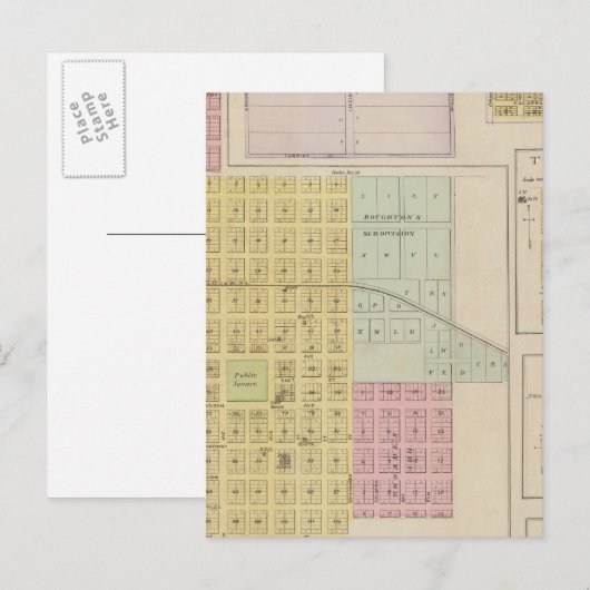 Iola, Torrance en Kellogg, Kansas Briefkaart