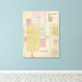 Iola, Torrance en Kellogg, Kansas Canvas Afdruk (Insitu (Houten vloer))
