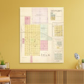 Iola, Torrance en Kellogg, Kansas Canvas Afdruk (Insitu (Woonkamer))
