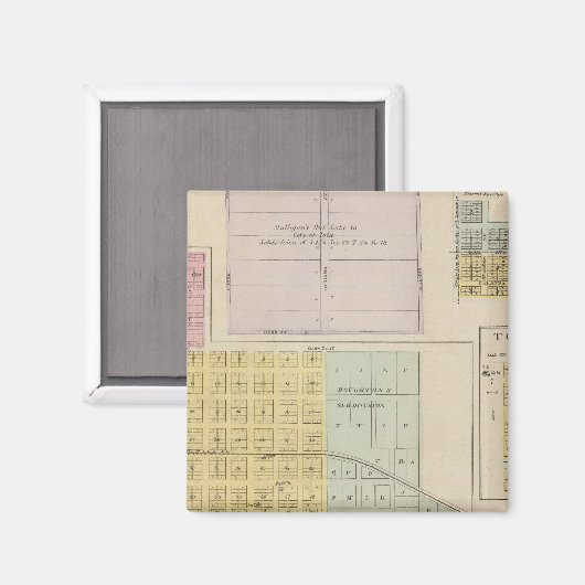 Iola, Torrance en Kellogg, Kansas Magneet (Voorkant / Achterkant)