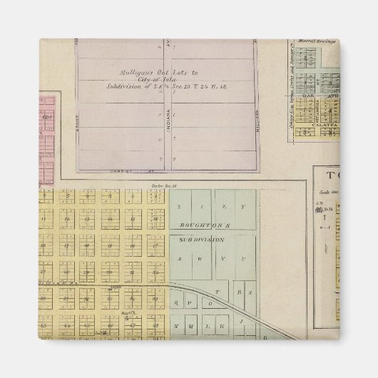 Iola, Torrance en Kellogg, Kansas Magneet (Voorkant)