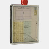 Iola, Torrance en Kellogg, Kansas Metalen Ornament (Rechts)