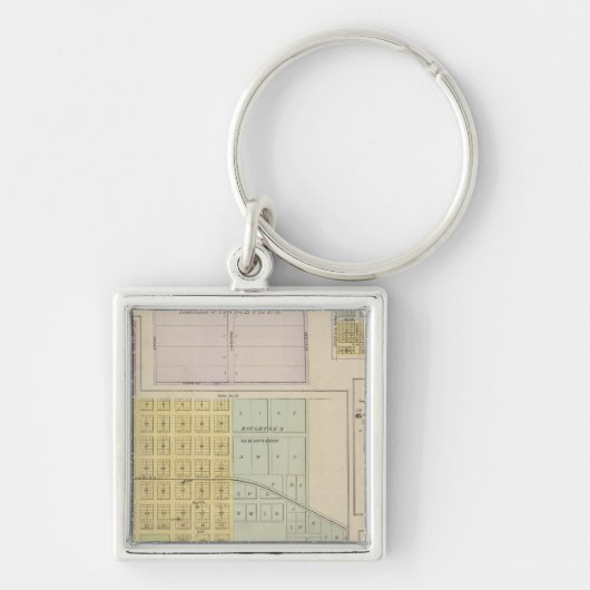 Iola, Torrance en Kellogg, Kansas Sleutelhanger (Voorkant)